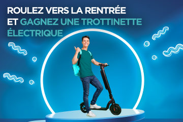 Roulez vers la rentée et gagnez une trottinette électrique